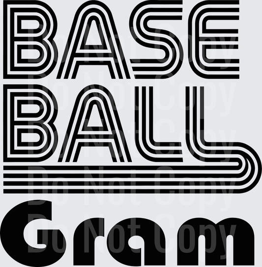 baseball gram