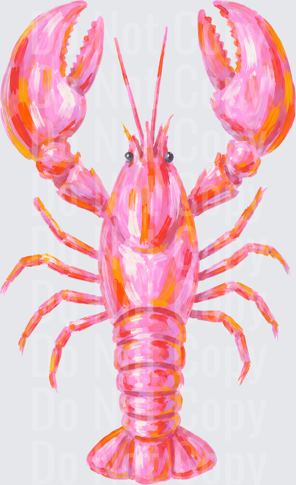 CRAWFISH PINK BRUSH (DTF)