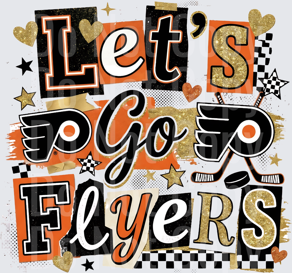LETS GO FLYERS (DTF)