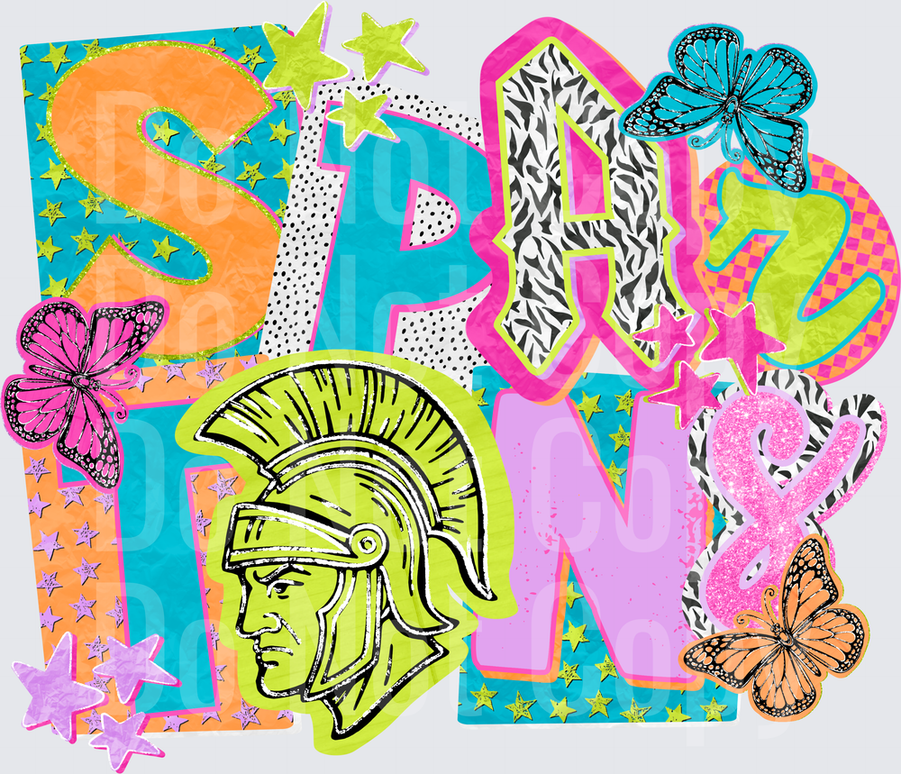 Neon Spartans (DTF)