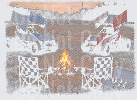 Offroad Campfire Scene - DTF