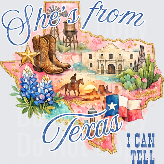 shes from Texas DTF