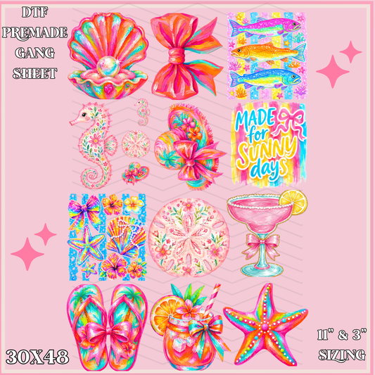 Made for Sunny days - 30x48 - PREMADE GANG SHEET