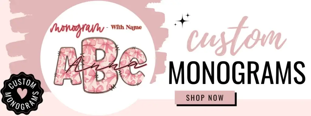 custom monograms shop now